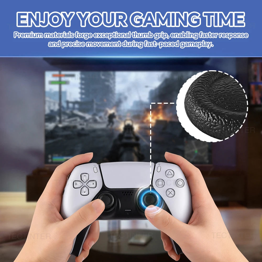 2/6PCS Joystick Replacement Caps for PS5/PS4 Controller Thumbstick Grip Cover Repair Parts for PlayStation 5 Gamepad Accessories