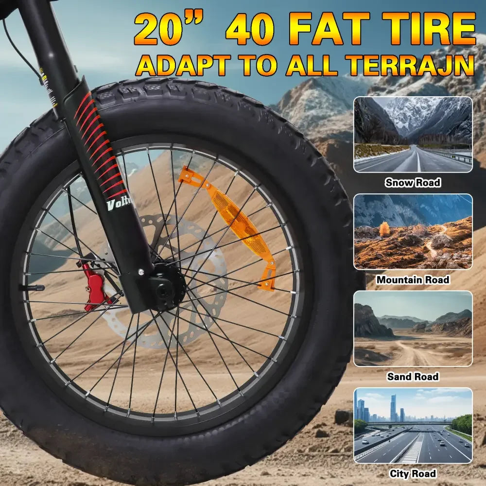 BAOLUJIE Adult Electric Bicycle Peak 1500W/5000W Motor 48V/52V/60V Battery Mountain Bike Electric Bike Fat Tire E bike off-road