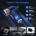 Car Vacuum Cleaner 16000PA Mini Car Vacuum Cordless Powerful 7 in 1 Portable Handheld Vacuum Cordless with LED Light Dual Filte