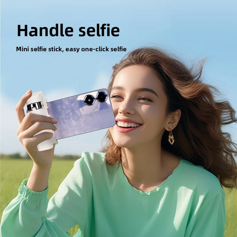 JC25 Mini Extendable Selfie Stick Tripod 4 Feet Foldable Travel Phone Camera Holder with Bluetooth Remote for Vlog Photography