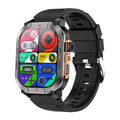 New HK84 Men Smart Watch AMOLED Outdoor GPS Sports Positioning Compass Fitness Tracker BT Calling Health Monitoring Smartwatch