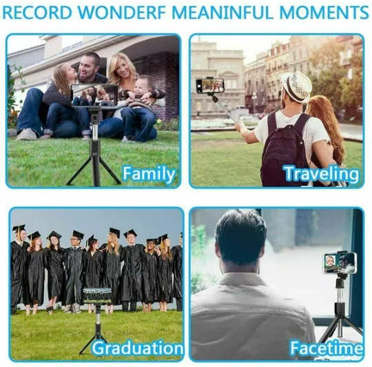 Selfie Stick Tripod Remote Desktop Stand Cell Phone Holder For    US