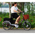 2026 Old Elderly Three Wheel Trike Heavy Load Adult 350W Cheap Cargo Bike Bicycle City 3 Wheel Electric Tricycles Motorcycle