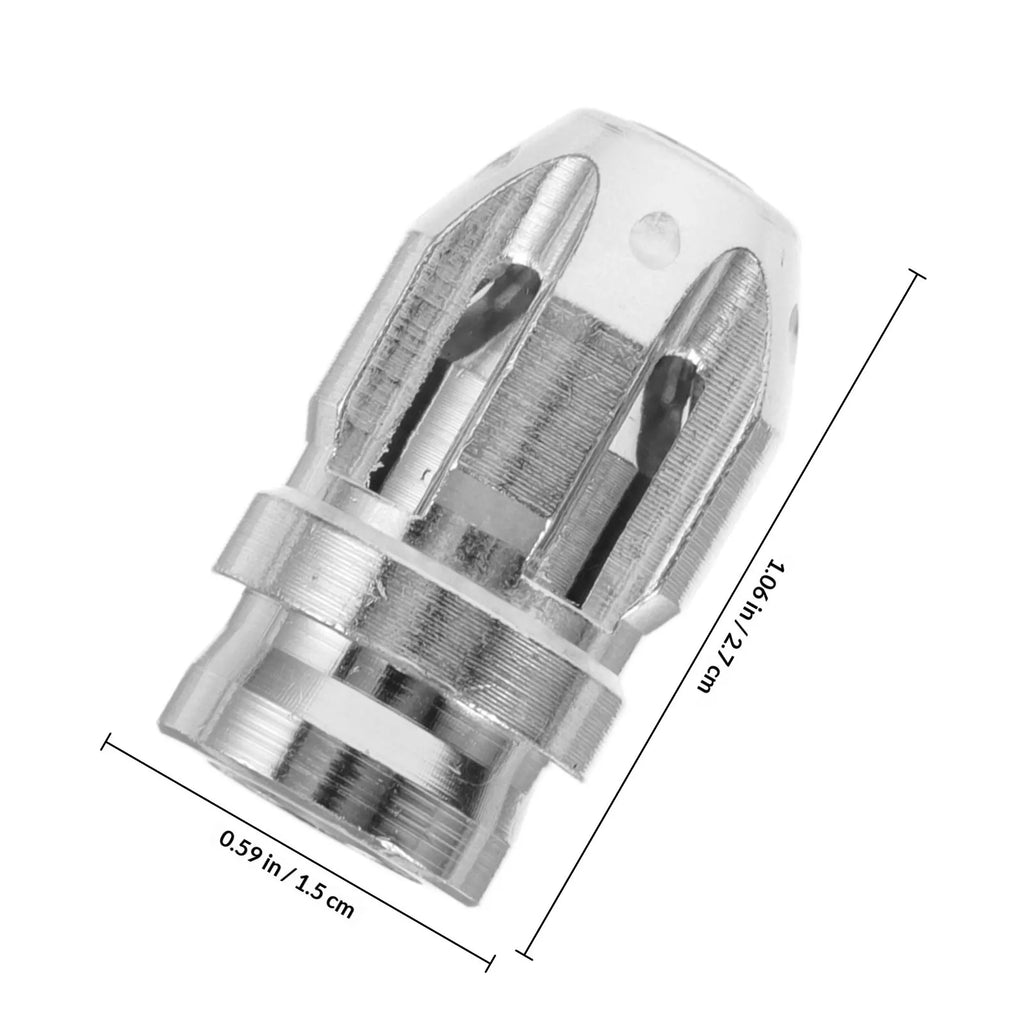 1Pair Vacuum Tire Valve Stem Caps Aluminum Alloy Motorcycle Electric Bike Replacement Tire Valve Cap Stylish Decorative Air Seal