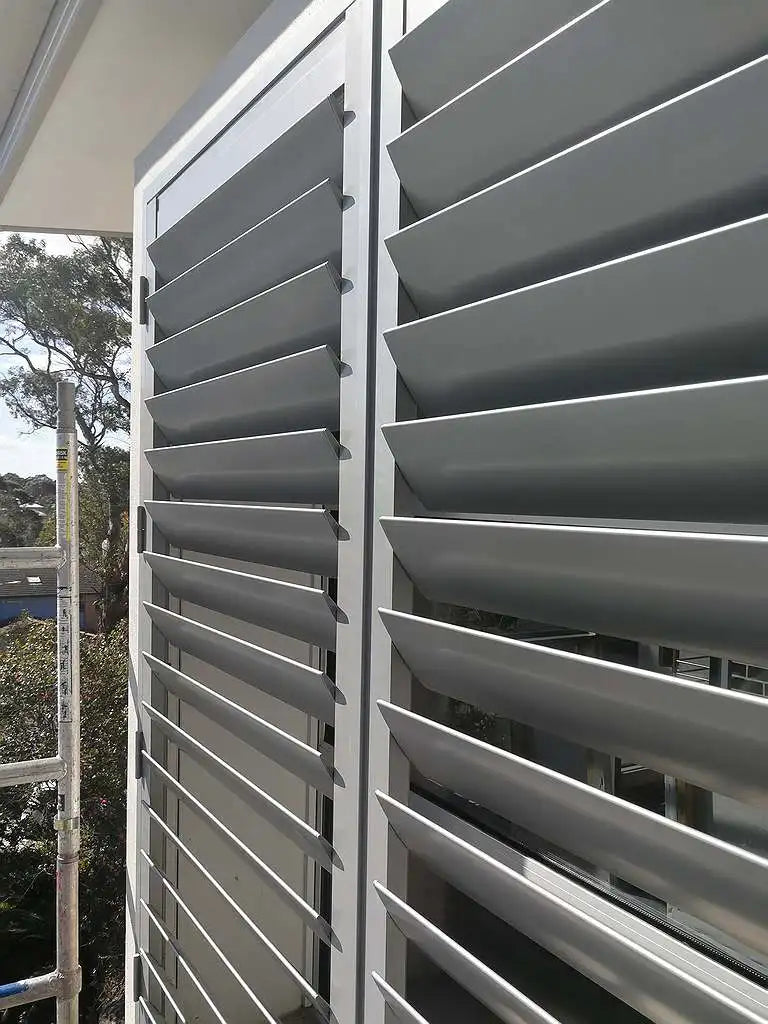 KAKADU Modern Aluminum Alloy 6065 Adjustable Louver Shutters KKD04 Model Factory Direct Residential Use Rectangle Exterior