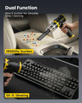 Portable Cordless Handheld Vacuum Cleaner, 18500Pa Suction, 4-in-1 Multi-Function for Car Home Desk Cleaning