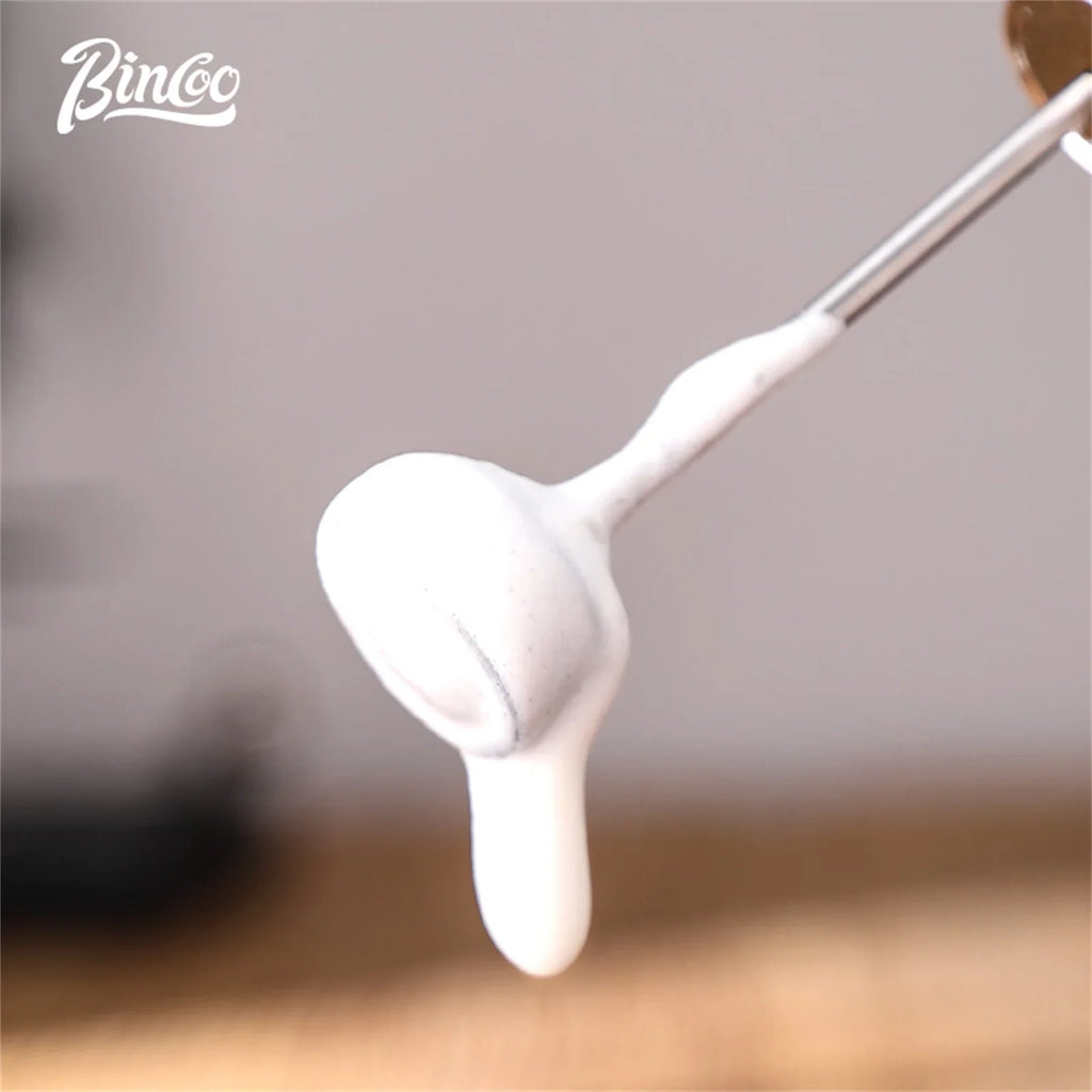 Bincoo UPGRADED Electric Coffee Frother/MILK Whisk+Egg Beater MINI Food Blender USB Rechargeable Handheld 2 Speeds Espresso Tool