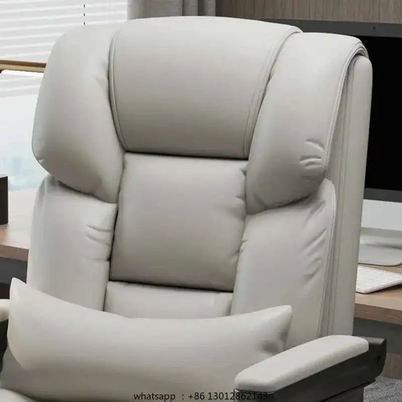 Leather Office Chairs Modern Mobile Ergonomic Computer Playseat Cushion Accent Chair Swivel Chaises De Bureau Luxury Furniture