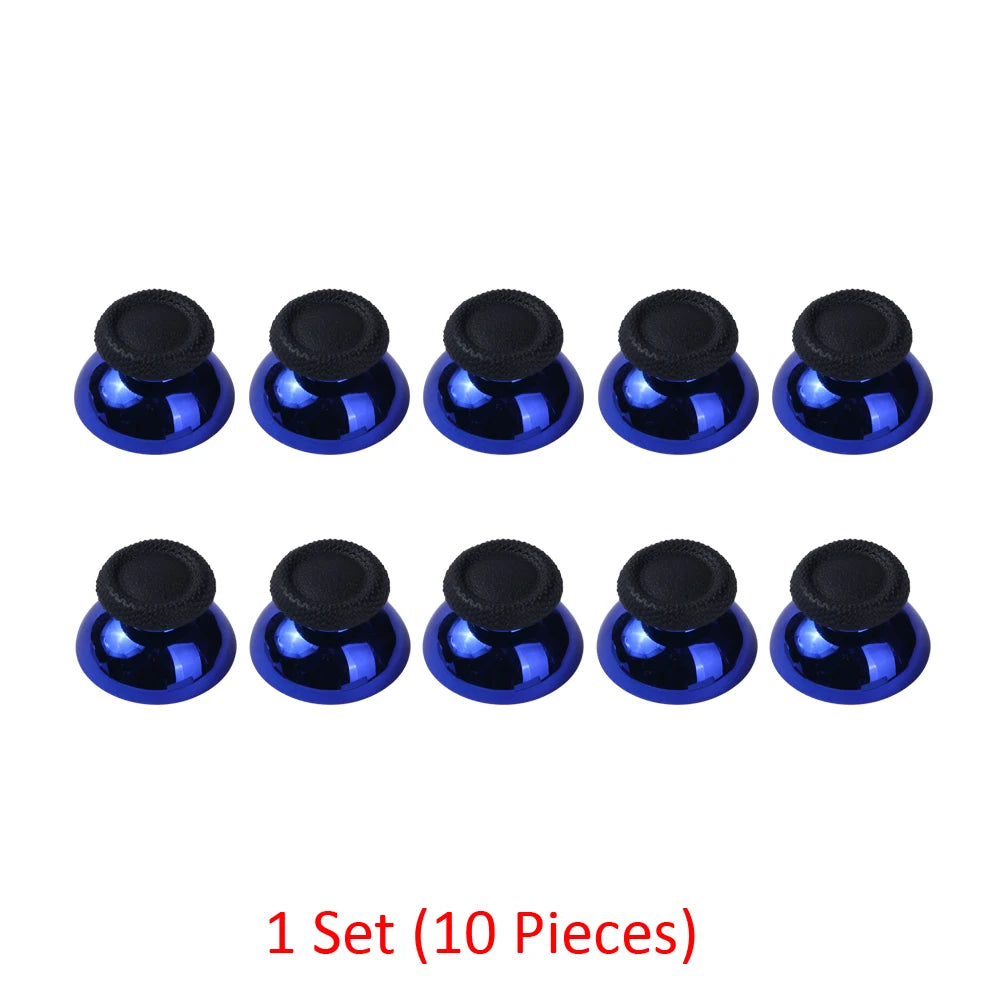 10Pcs Thumb Stick Grip Cap Button Plastic Plating Colors Mushroom Head Case Joystick For Sony Playstation 5 PS5 Dualsens