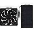 2026 New Solar Exhaust Fan Mini Ventilator Solar Panel Powered Fan Air Extractor for Dog Chicken House RV Greenhouse Fan