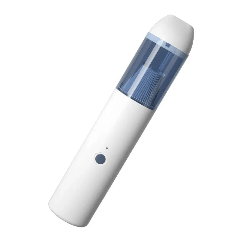 Portable Mini Handheld Cordless Car Vacuum Cleaner with Wireless Charging for Home and Desktop Use