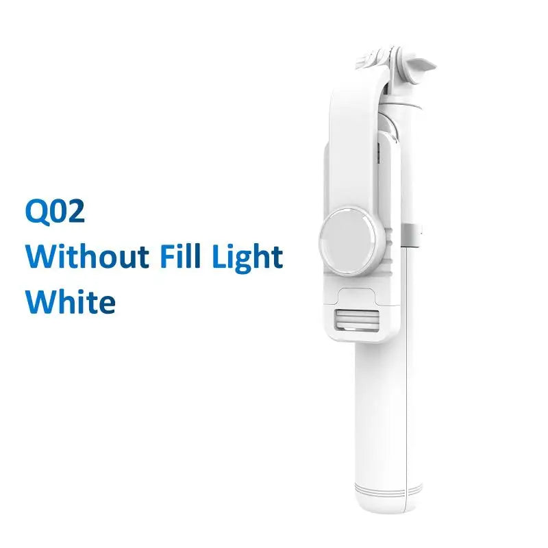 Wireless Bluetooth Selfie Stick Tripod Stand With LED Fill Light Foldable Tripod For iPhone Phone Live Streaming Remote Control