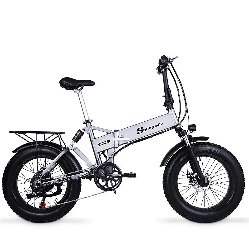 Best Quality 26-Inch Electric Folding Mountain Bike for Adults 48V 500W/1000W High Power Assist Aluminum Alloy Frame Disc Brake