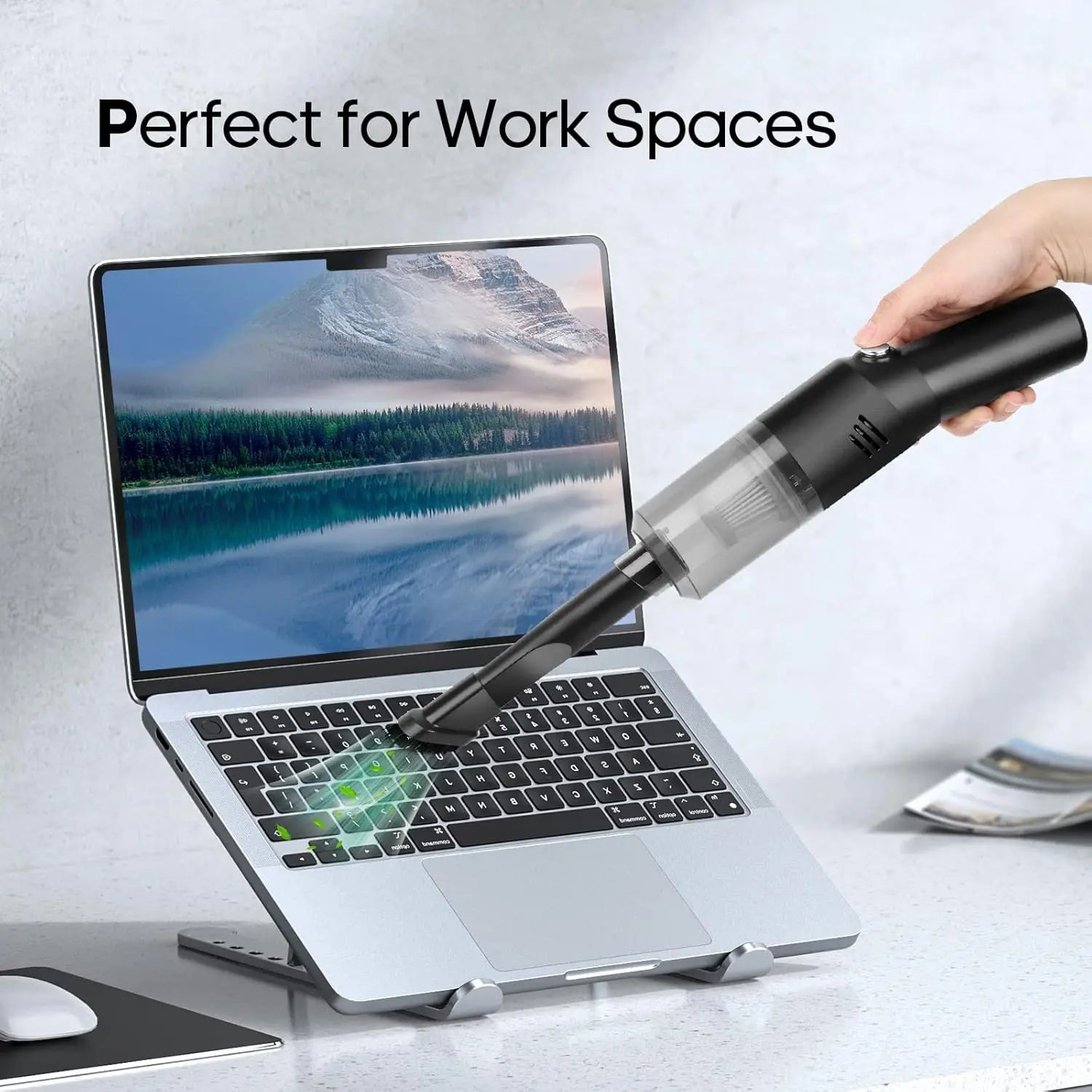 Portable Mini Car Vacuum Cleaner, Cordless Handheld High Power Rechargeable for Desk and Home Use