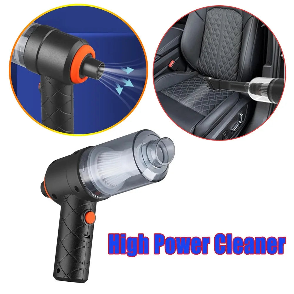Powerful Suction Cordless Handheld Car Vacuum Cleaner 12V Portable Strong High Power Cleaning Tool for Auto Interior