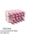 50pcs/bag Dental Polisher Accessories Kit 2.35mm Silicone Rubber Polishers Burs Teeth Whitening Dental Supplies 12Types Optional