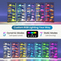 10-Tier Lockable Glass Display Cabinet with Motion Sensor RGB Lights, 71 High, Removable Shelves for Collectibles, Black