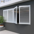 KAKADU Modern Aluminum Alloy 6065 Adjustable Louver Shutters KKD04 Model Factory Direct Residential Use Rectangle Exterior