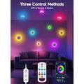 Smart Wall Light, 9-Piece LED DIY Constellation Light, RGB Color Changing, Music Sync, App and Remote Control, Ambient Lighting