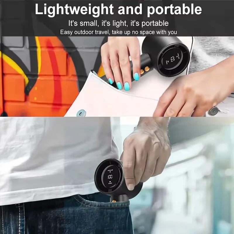 Xiaomi Mini Handheld Fan USB Fast Charging Portable Air Calculating Fan Mute Personal Highspeed Fan for Travel Outdoor Activity