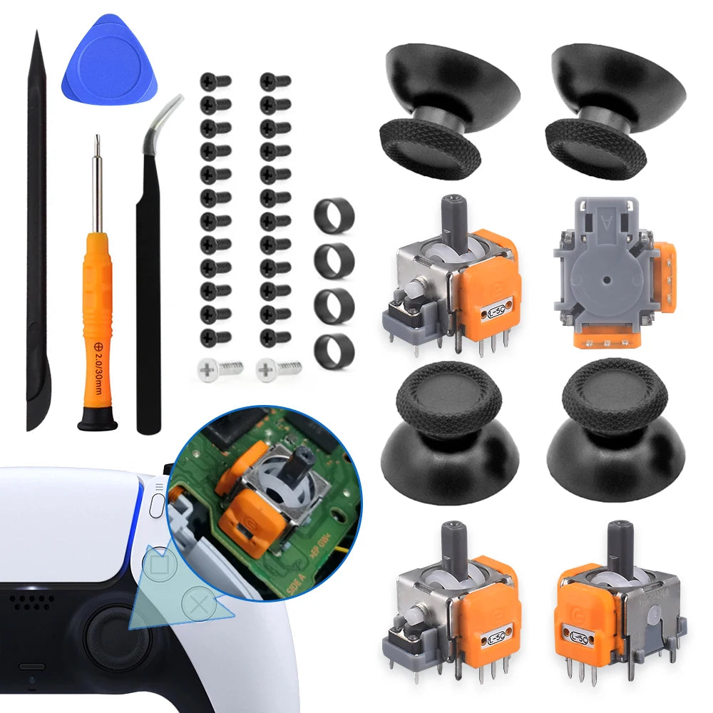 Joysticks Replacement Hall Effect 3D Analog Joystick for Playstation 5 DualSense PS5 Controller Thumbstick Repair Parts  Accesso