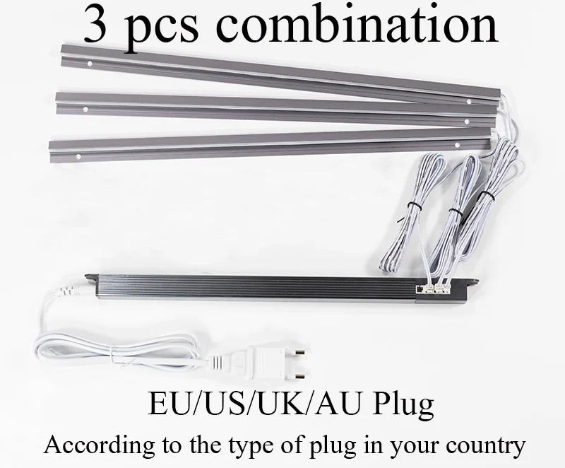 Inward 45 Degree Angle LED Strip Oblique Beam Cabinet Layer Shelf Edge Side Light-Emitting No Slotting Surface Mounted DC12V