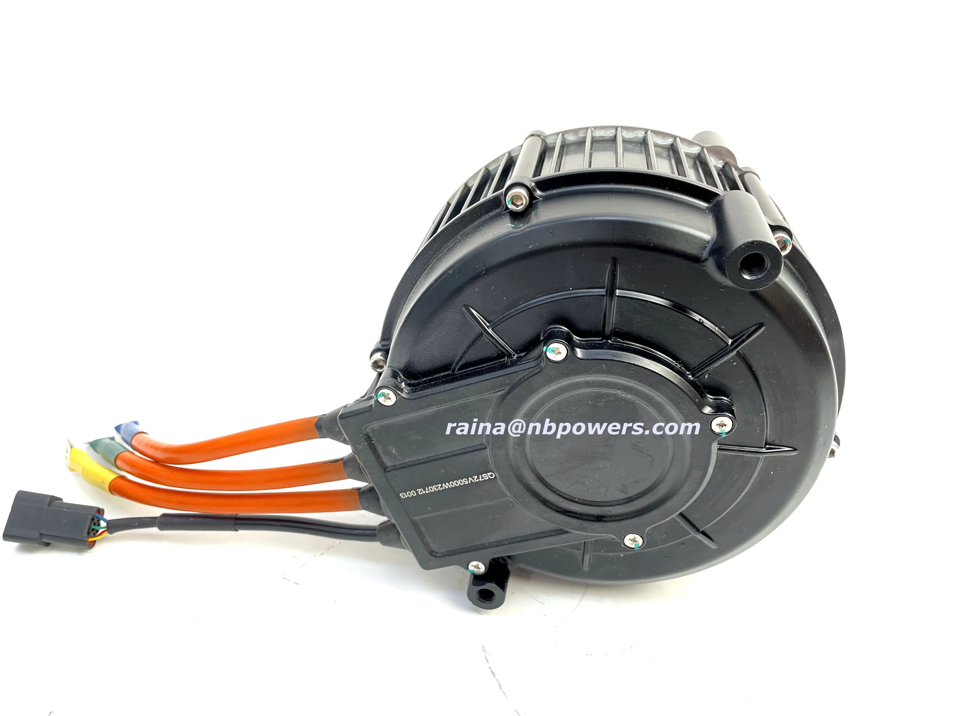 2026 New QS Motor Electric Bike 165 5000W 72V35H Encoder or Hall Sensor Version Mid Drive Motor Kits Fit ND72530/680 FARDRIVER C