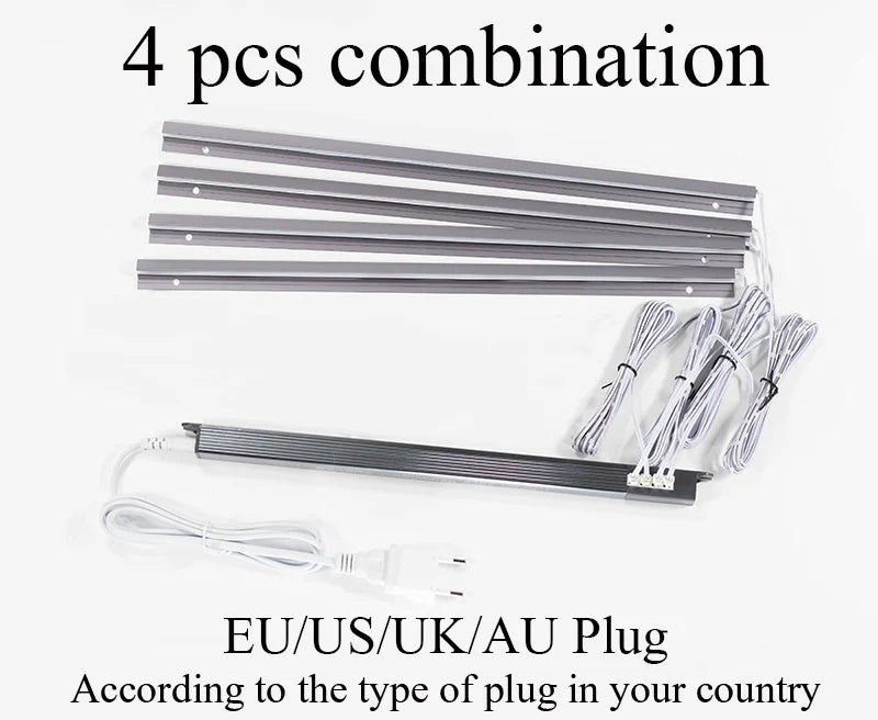Inward 45 Degree Angle LED Strip Oblique Beam Cabinet Layer Shelf Edge Side Light-Emitting No Slotting Surface Mounted DC12V