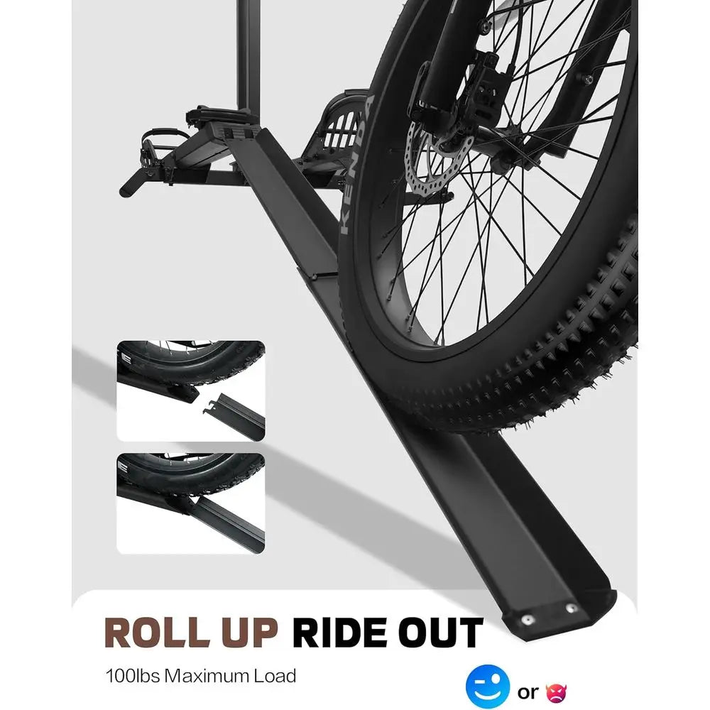 E-Bike Rack with p, Hitch 2 Bike Rack, 200 lbs acity Electric Bike Carrier, oldable Platorm Mount or Cars, Trucks, SUVs, Mini, U