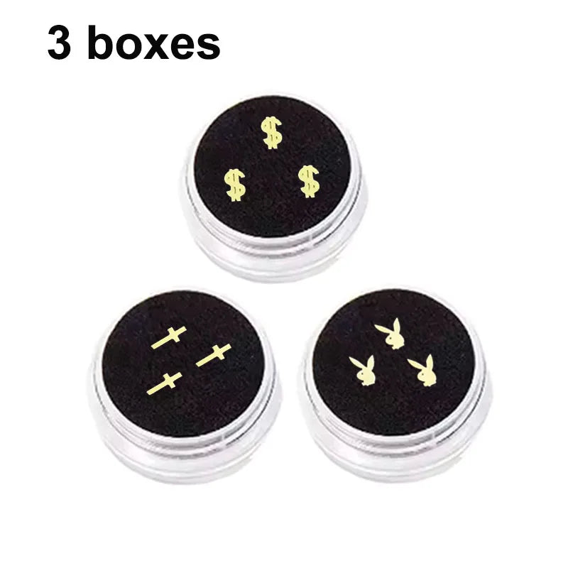 3/5 Boxes Dental Ornaments Jewelry Gem Diamond Crystal Tooth Material Teeth Whitening Beautiful Shining Oral Teeth Decoration
