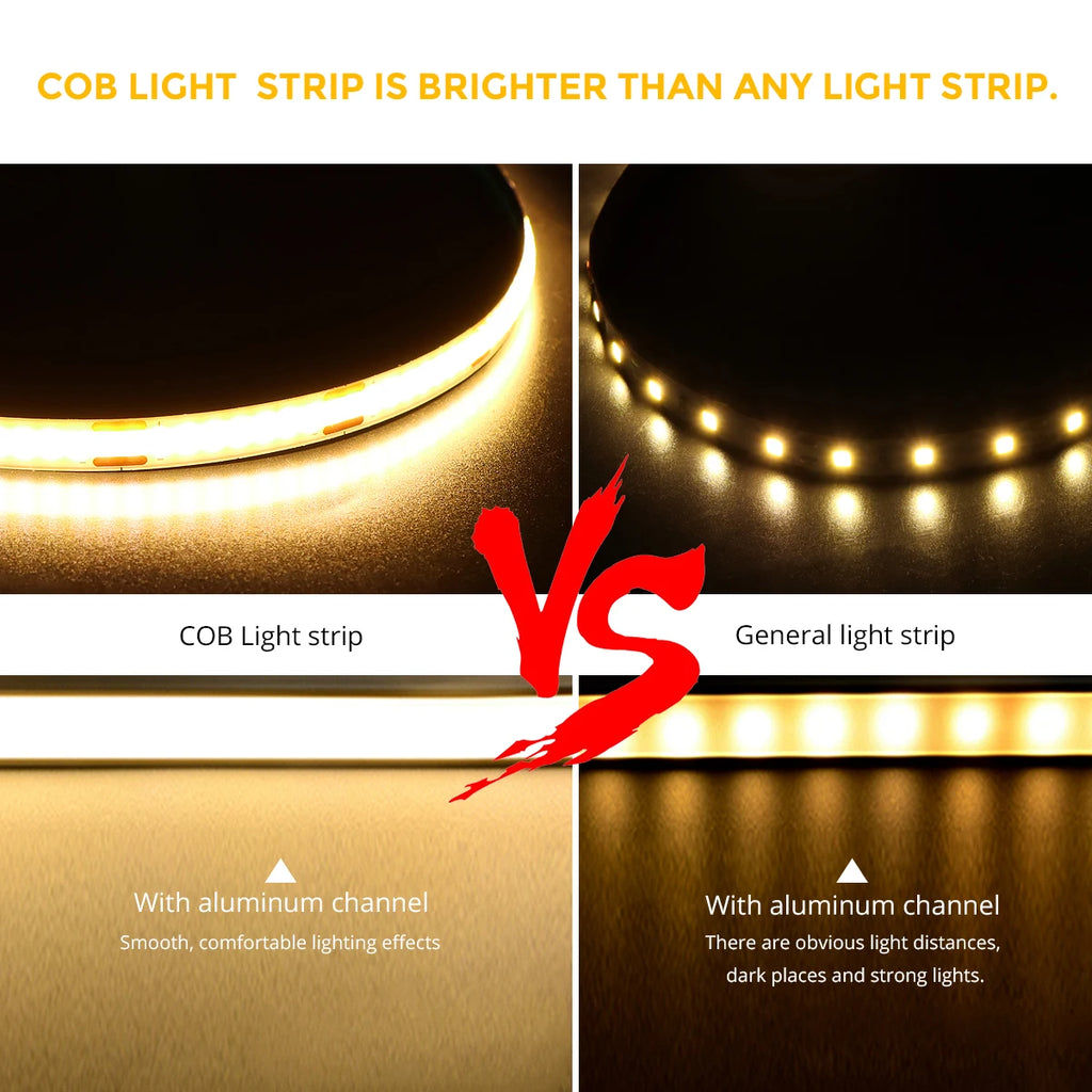 DC5V USB LED Under Cabinet Light COB Strip With Hand Scan / Dimmable Touch Sensor Switch / Push Switch For Kitchen Lighting