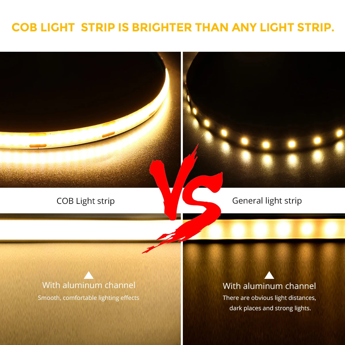 DC5V USB LED Under Cabinet Light COB Strip With Hand Scan / Dimmable Touch Sensor Switch / Push Switch For Kitchen Lighting