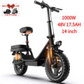All Terrain Off-road Electric Bike 1000w 14 26 Inch 30-50mph 30-60miles 48v 10a 15a 17.5a Aluminum Alloy,factory Original E Bike