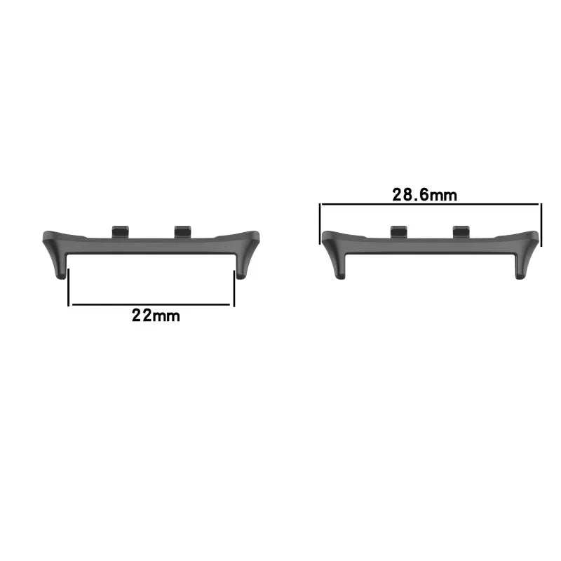 1Pair Adapter For Honor Watch 5 Watchband 22mm Strap Connector Bracelet 316L Stainless Steel RY Watch5 Replacement Accessories