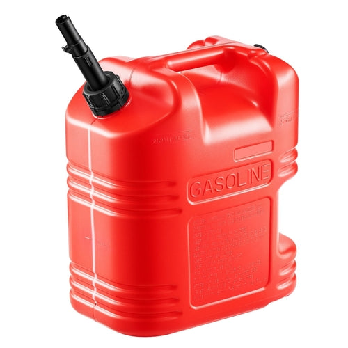 Fuel Container, 5 Gallon, Gas Tank With Spout & Clear Scale, 15 L/min