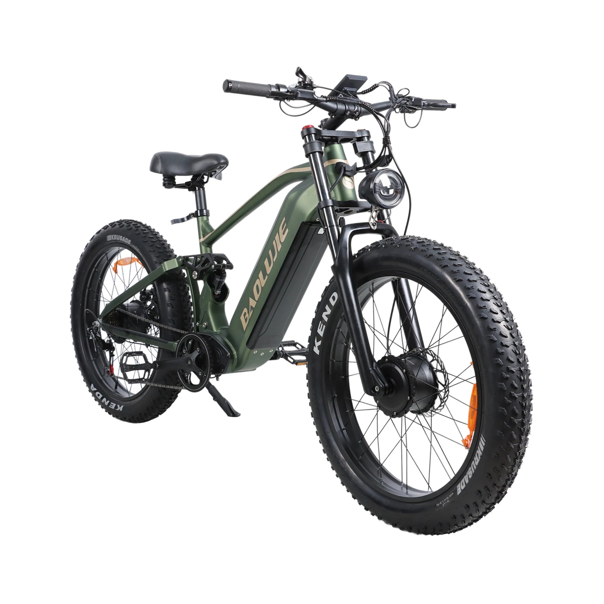 Electric Bike Adult 26" Fat Tire 5000W Peak Dual Motor Electric Bicycle 35MPH 52V 23AH Battery Dual Disc Brake Mountain E Bike
