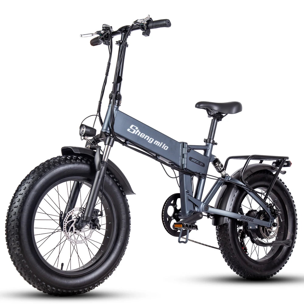 Best Quality 26-Inch Electric Folding Mountain Bike for Adults 48V 500W/1000W High Power Assist Aluminum Alloy Frame Disc Brake