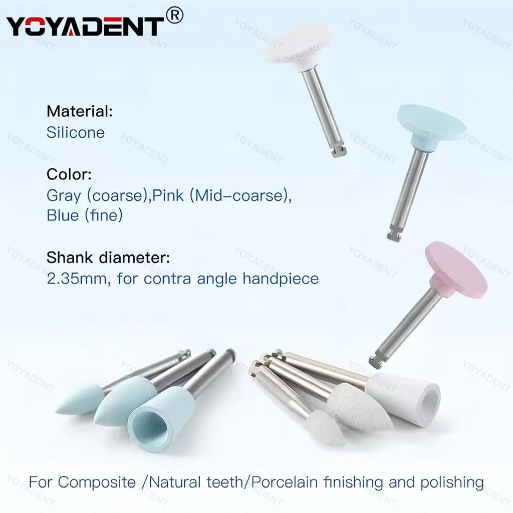 Dental Composite Polishing kit Rubber Diamond Resin Polishing Wheels 12 Piece Set Teeth Whitening Polishing Tools Dental Product