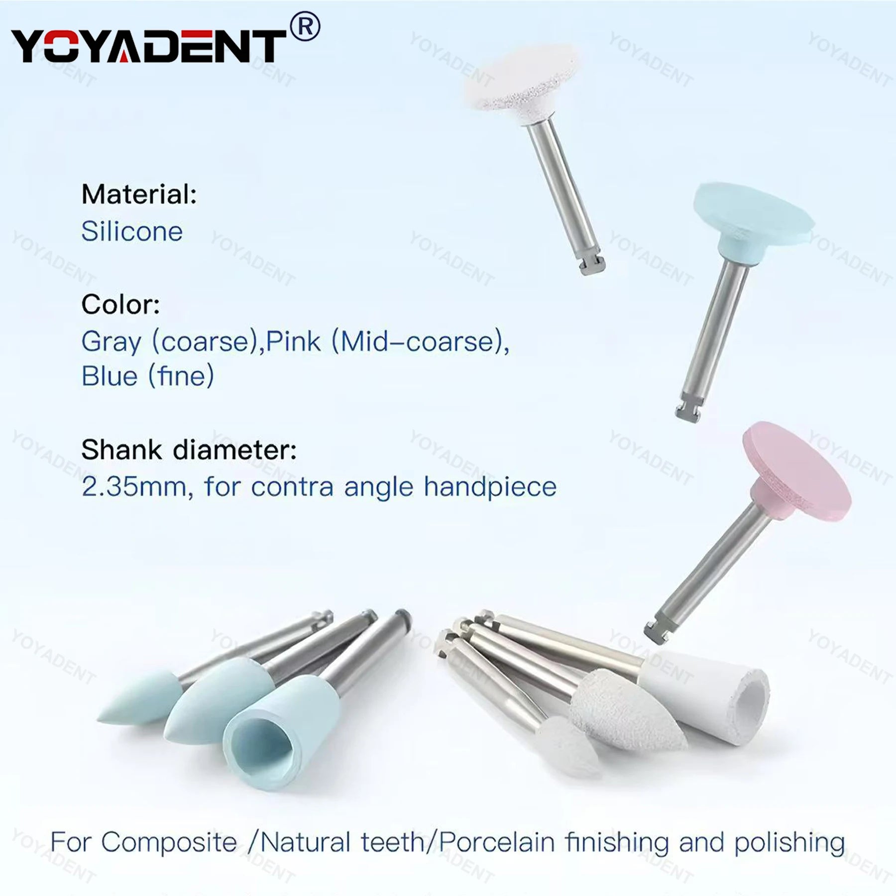Dental Composite Polishing kit Rubber Diamond Resin Polishing Wheels 12 Piece Set Teeth Whitening Polishing Tools Dental Product