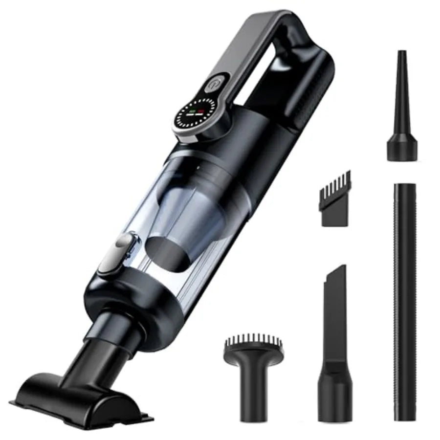 Cordless Handheld Car Vacuum Cleaner for Car Interior Strong Suction Portable Vacuum for Pet Hair and Quick Home Cleaning Recha