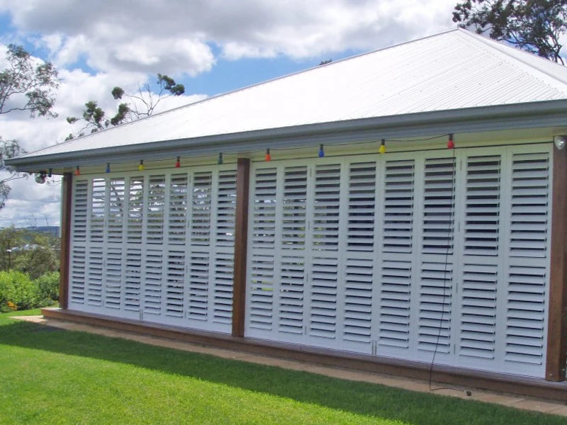 Aluminum Plantation Shutter Aluminum Louver Bi-fold and Sliding Window