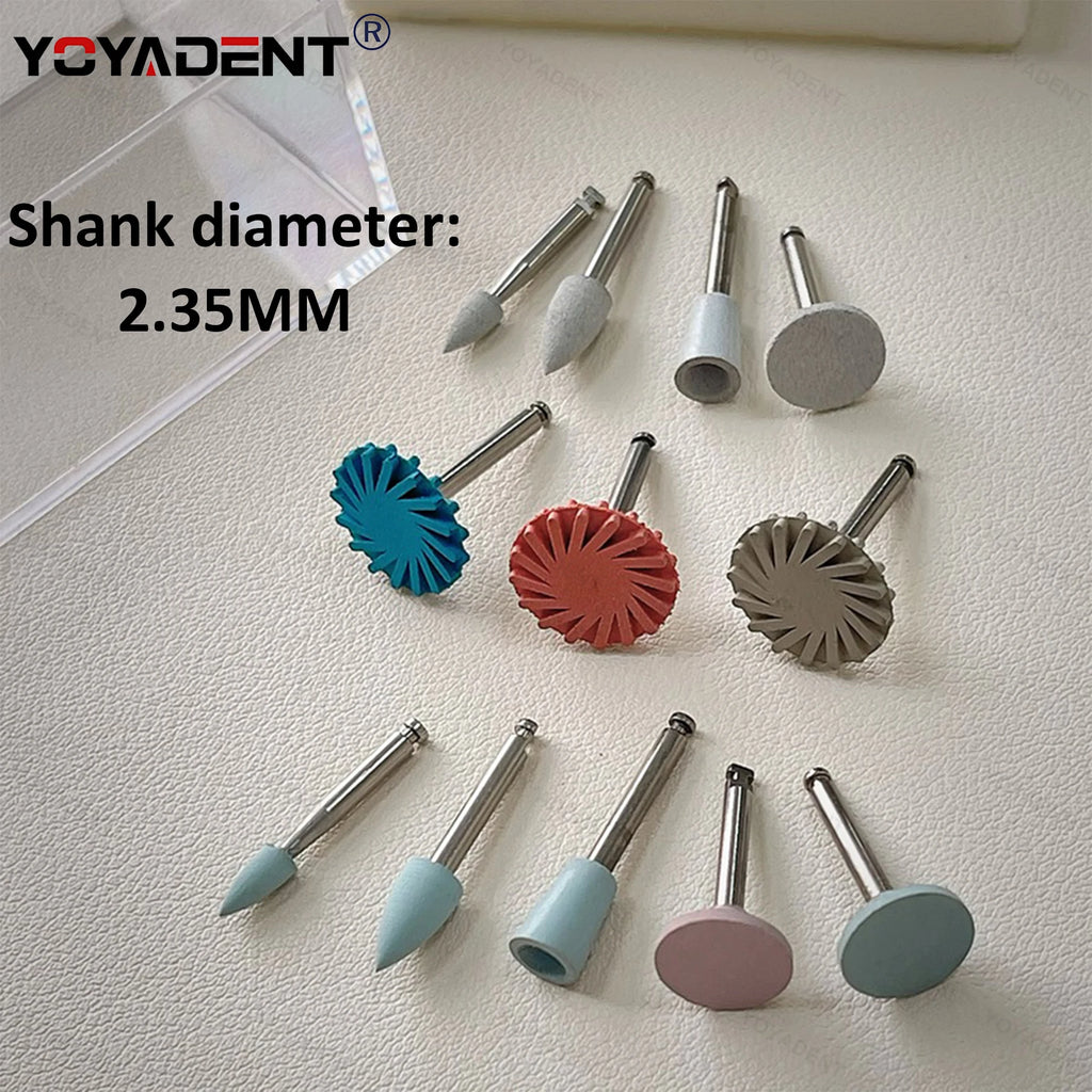 Dental Composite Polishing kit Rubber Diamond Resin Polishing Wheels 12 Piece Set Teeth Whitening Polishing Tools Dental Product