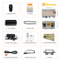 TB10 8KW Diesel Air Heater 12V/220V Diesel Parking Heater With Auto Thermostat&Ventilation Mode For Houses Tent Garage Camping