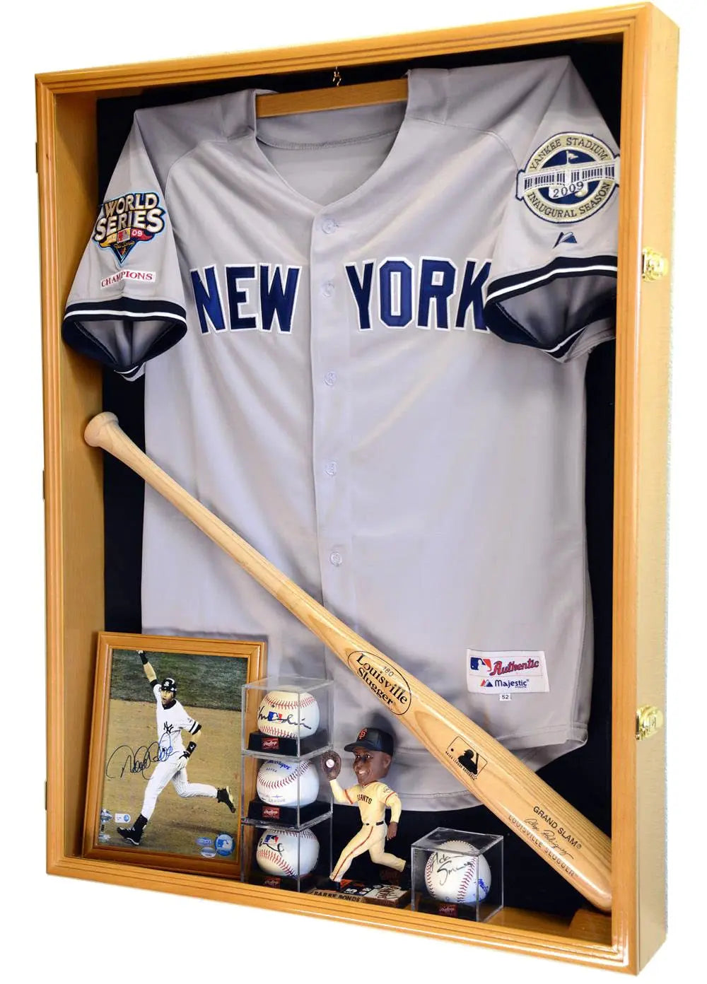 Extra Deep Jacket, Uniform, Jersey Shadow Box Display Case Cabinet w/98% UV Protection, Customized