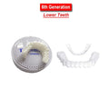 5Pcs Upper Lower Fake Tooth Veneers Temporary Denture Brace Snap False Teeth Whitening Restoration Repair Filling Materials Kits