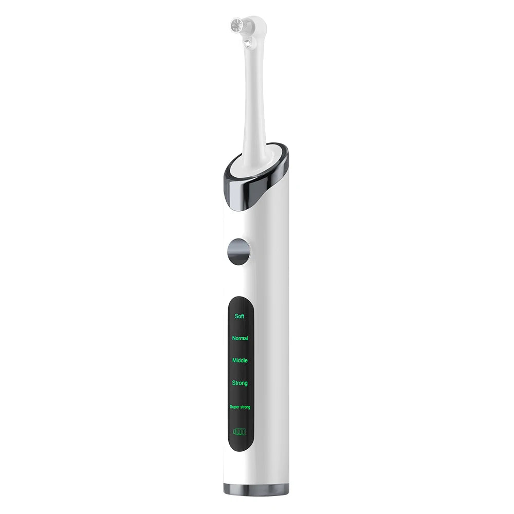 Electric Tooth Polisher Teeth Whitening Cleaner  6 Brush Heads LED Light Plaque Dental Tartar Remover Plaque Teeth Cleaning Set
