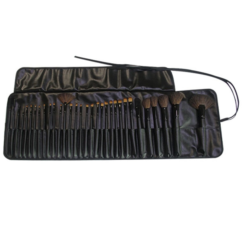 32pcs/set Black Professional Makeup Brushes Set Multifunction Makeup
