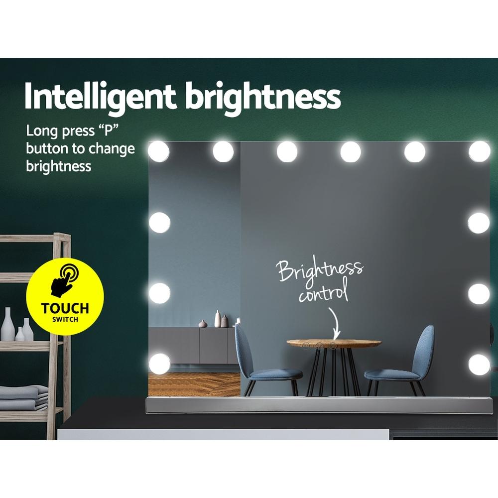 Embellir Makeup Mirror 58x46cm Hollywood Vanity with LED Light