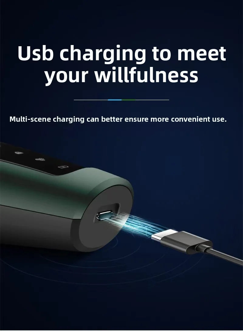 New 9D electric shaver USB car mounted high-power full body washing