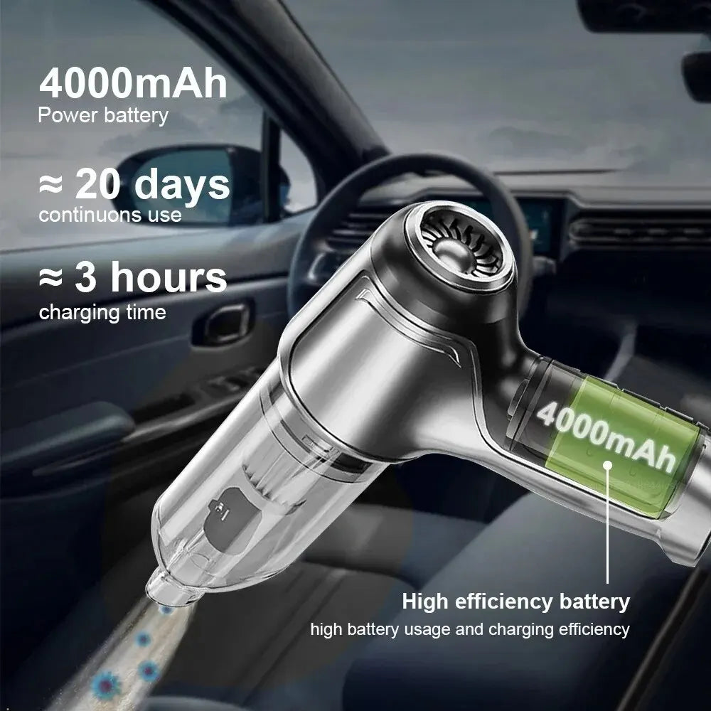 Car Vacuum Cleaner 4 In1Wireless Vacuum Cleaner Duster Handheld Vacuum